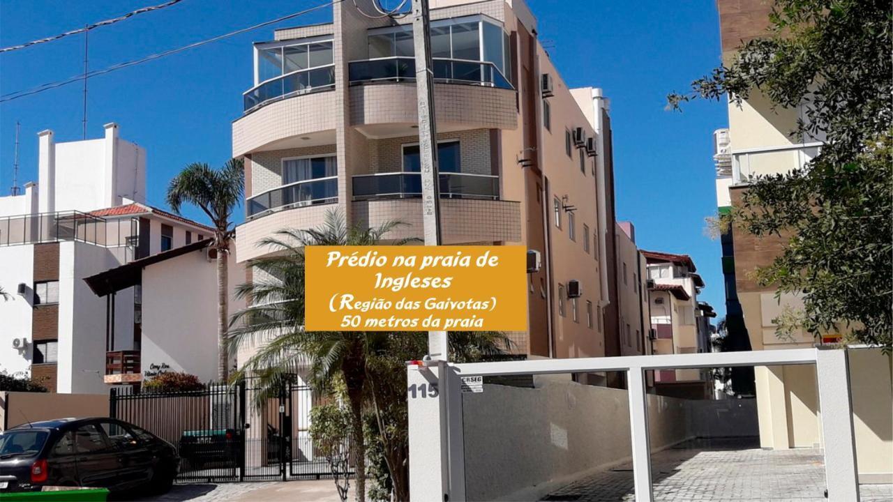 Aconchegante Apartamento Pe Na Areia Na Praia De Ingleses Gaivotas 70M Do Mar Florianopolis Exterior photo